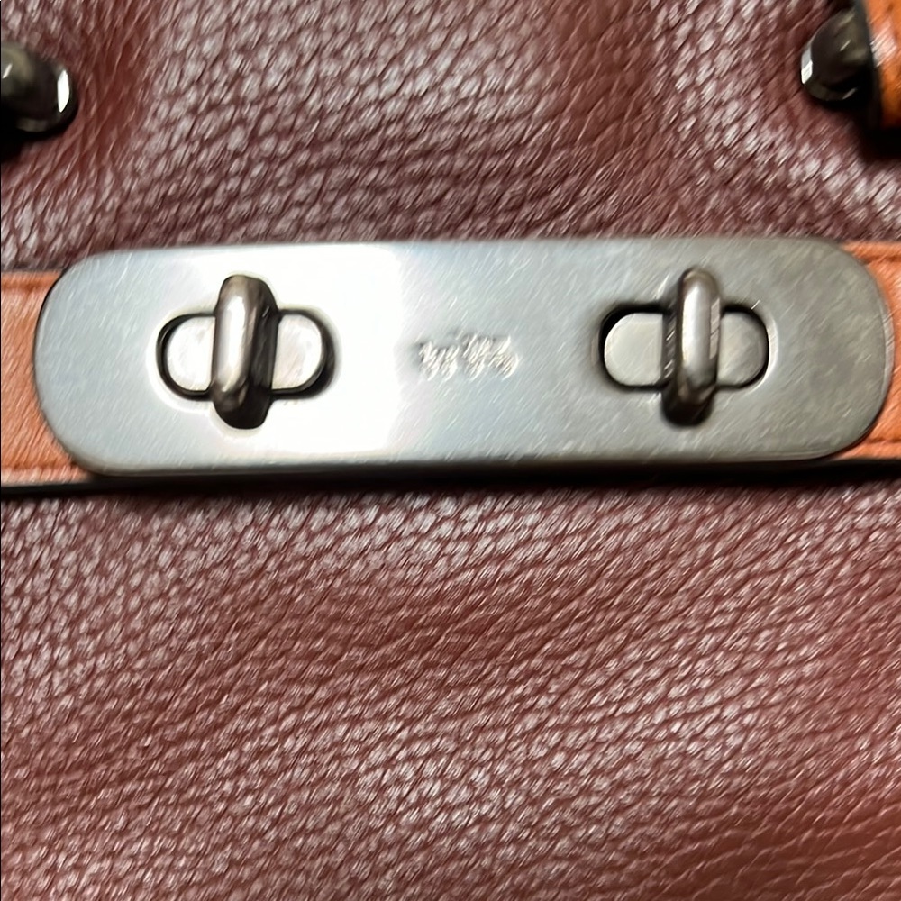 Coach Brown and Tan Satchel with Elegant Design - Picture 2 of 16